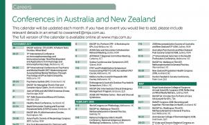 Conferences in Australia and New Zealand